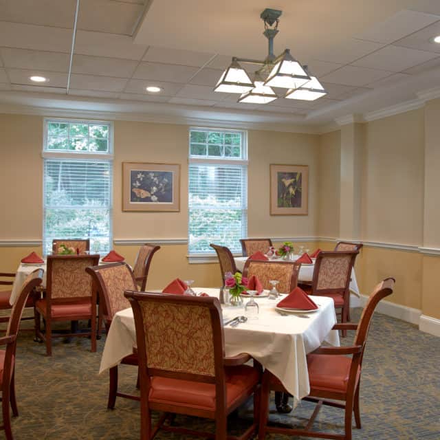 Goddard House Assisted Living Dining Room