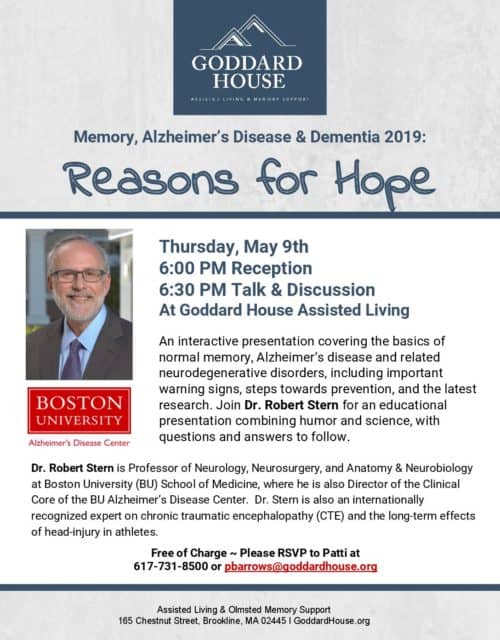 Memory, Alzheimer&#8217;s Disease &#038; Dementia 2019: Reasons for Hope