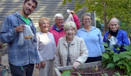 Goddard House Garden Harvest