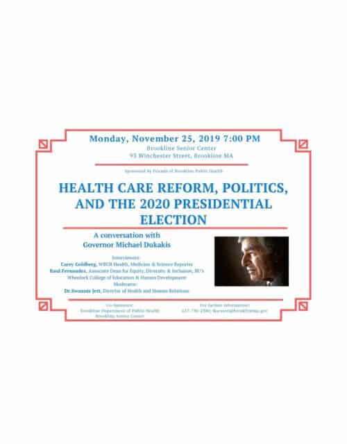 Health Care Reform, Politics, and the 2020 Presidential Election