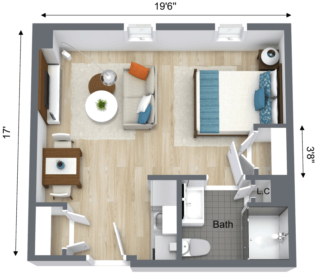 Floor Plans | Goddard House Assisted Living