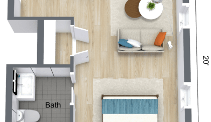 goddard house studio floor plan
