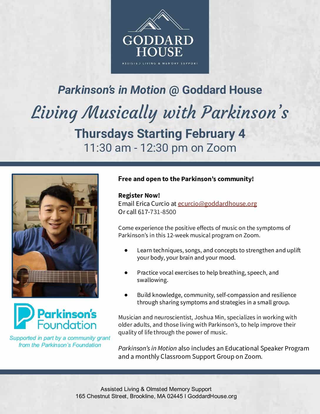 Living Musically with Parkinson&#8217;s