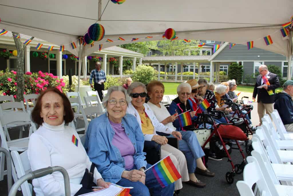 Goddard House Kicks Off Pride Month with LGBT Flag Raising Ceremony