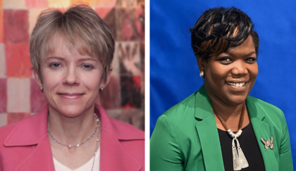 Candace Cramer, President & CEO, and News-Johanne Marcellus, Executive Director